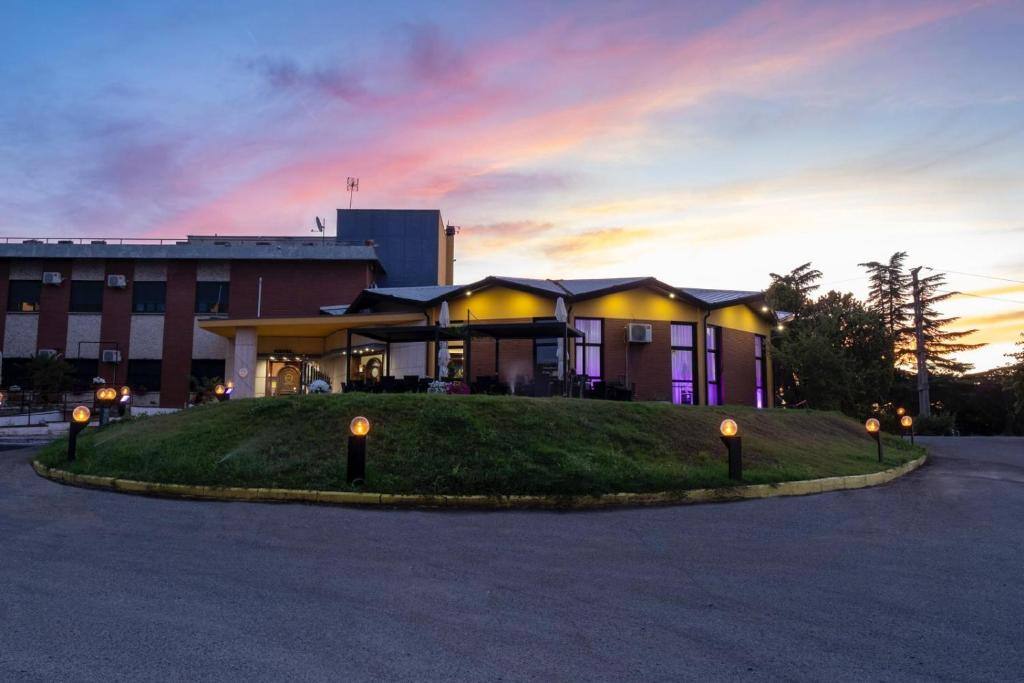 GD Hotels in Pozzolo Formigaro at sunset